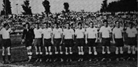 the next championship-victory was celebrated in 1952 ( Ljubomir Kokeza, Vladimir Beara, Stane Krstulovic, Kresimir Arapovic, Vladimir Senauer, Slavko Lustica, Bozo Broketa, Ivo Mrcic, Zdravko Juricko, Lenko Grcic and Bernard Vukas )